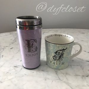 Travel Tumbler & Ceramic Mug Set